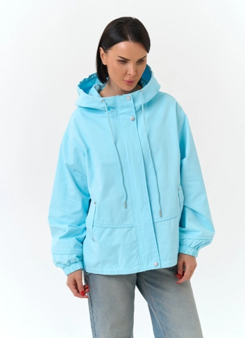 Женская ветровка с капюшоном 